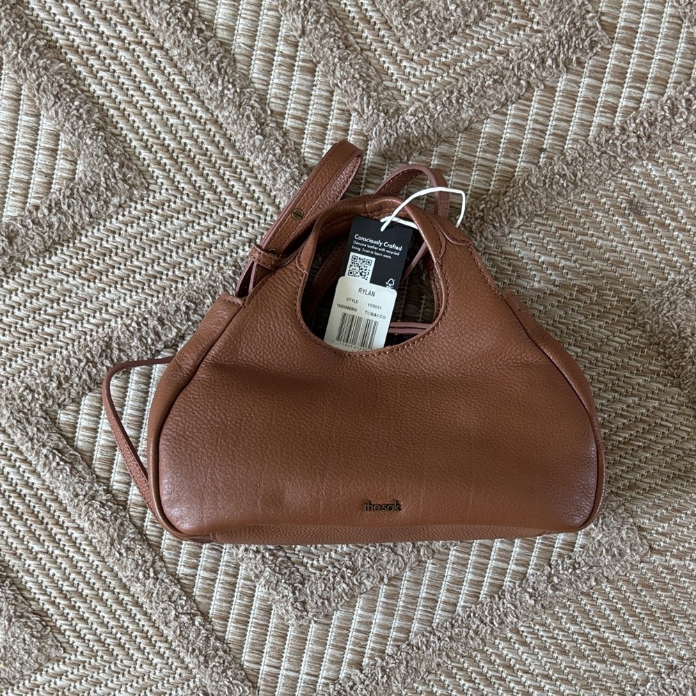 The SAK Rylan Mini Satchel Bag Brown